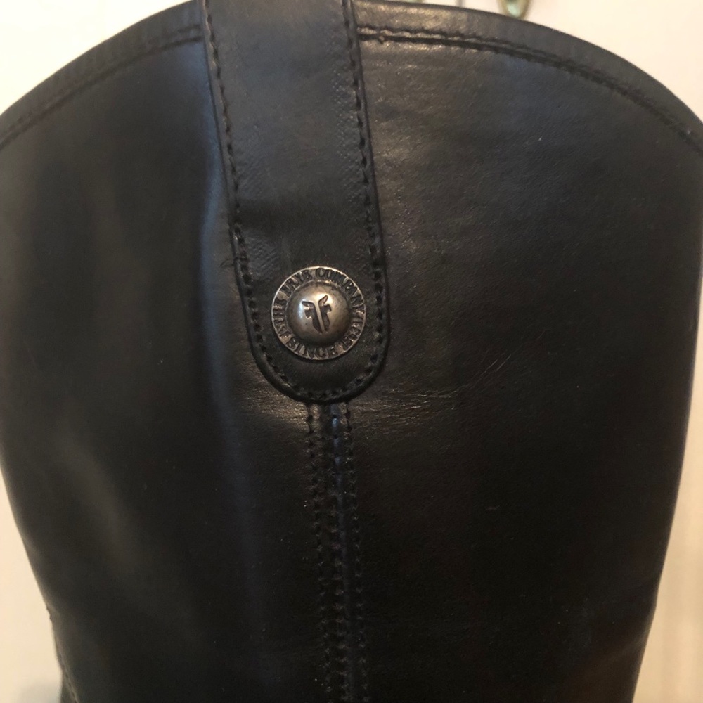 Black Leather Boots - Picture 3 of 8